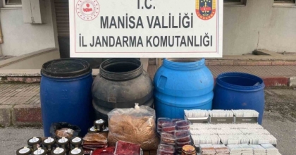 MANİSA’DA KAÇAK İÇKİ VE TÜTÜN OPERASYONU: 3 GÖZALTI
