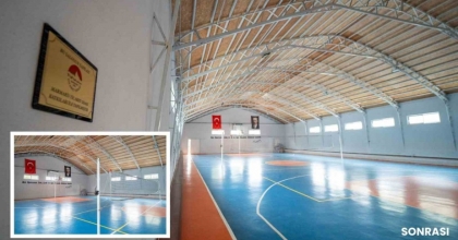 MARMARİS ORTAOKULU’NUN SPOR SALONU YENİLENDİ