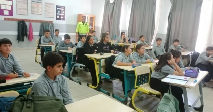 YENİPAZAR’DA ÖĞRENCİLERE TRAFİK EĞİTİMİ VERİLDİ
