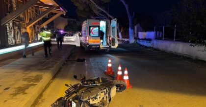 AYDIN’DA MOTOSİKLET KAZASI: 1 ÖLÜ
