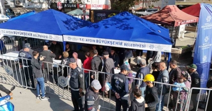 AYDIN BÜYÜKŞEHİR KIŞLIK FİDELERİ GERMENCİKLİLER İLE BULUŞTURDU
