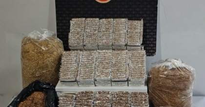 UŞAK’TA KAÇAK TÜTÜN VE MAKARON OPERASYONU
