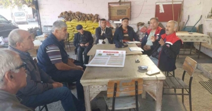 KOÇARLI’DA ÜRETİCİLERLE ŞAP HASTALIĞI VE TARIMSAL DESTEKLEMELER GÖRÜŞÜLDÜ