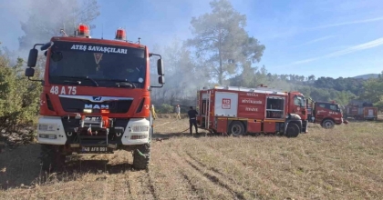 YATAĞAN’DAKİ İKİ AYRI ARAZİ YANGINI BÜYÜMEDEN SÖNDÜRÜLDÜ
