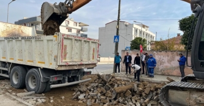 YENİPAZAR’DA YOL ÇALIŞMALARI HIZLANDI