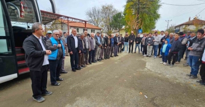 HİSARCIK’TA 36 KİŞİLİK UMRE KAFİLESİ KUTSAL TOPRAKLARA UĞURLANDI
