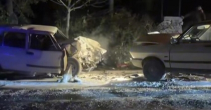 ACIPAYAM’DA TRAFİK KAZASI, 2 YARALI