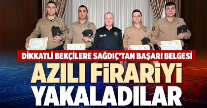 AZILI FİRARİYİ YAKALADILAR