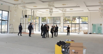 BAŞKAN KUMRAL DEVAM EDEN PROJELERİ İNCELEDİ