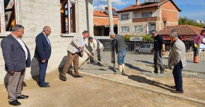 BEYAĞAÇ ÇARŞI CAMİ İNŞAATI SONA YAKLAŞTI