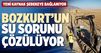 BOZKURT’UN SU SORUNU ÇÖZÜLÜYOR