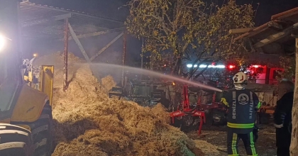 ÇAL’DA SAMANLIK YANGINI