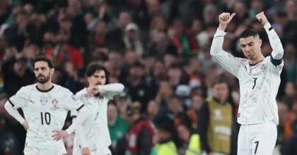 CRISTIANO RONALDO'YA MİLLİ TAKIM KARİYERİNDE BİR İLK