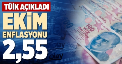 EKİM ENFLASYONU 2,55