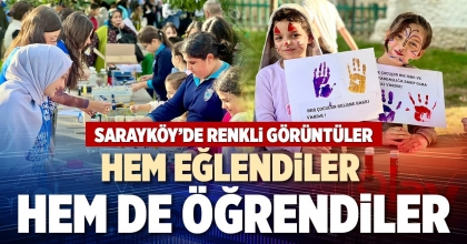 HEM EĞLENDİLER HEM DE ÖĞRENDİLER
