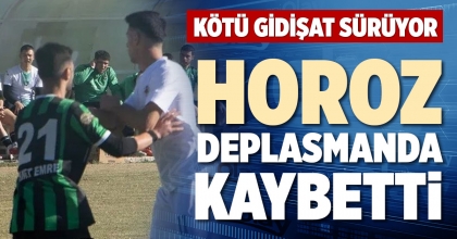 HOROZ DEPLASMANDA KAYBETTİ