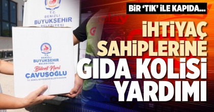 İHTİYAÇ SAHİPLERİNE GIDA KOLİSİ YARDIMI