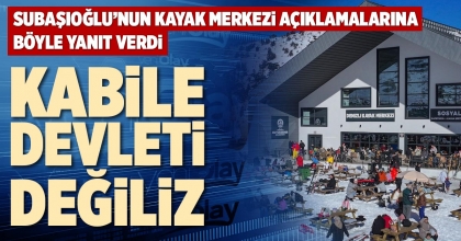 KABİLE DEVLETİ DEĞİLİZ