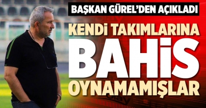 KENDİ TAKIMLARINA BAHİS OYNAMAMIŞLAR