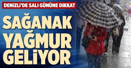 SAĞANAK YAĞMUR GELİYOR