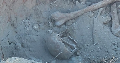 SU KANALI İNŞAATINDA KEMİK BULUNDU