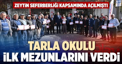 TARLA OKULU İLK MEZUNLARINI VERDİ
