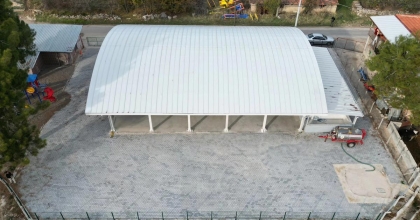 TEKKEKÖY’DEKİ TESİSİN ÇEVRESİ DÜZENLENDİ