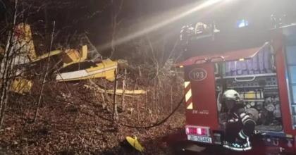 TÜRKİYE'YE AİT YANGIN SÖNDÜRME UÇAĞI HIRVATİSTAN'DA DÜŞTÜ: PİLOT ŞEHİT OLDU