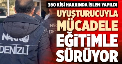 UYUŞTURUCUYLA MÜCADELE EĞİTİMLE SÜRÜYOR