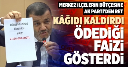 KÂĞIDI KALDIRDI, ÖDEDİĞİ FAİZİ GÖSTERDİ