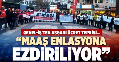 “MAAŞ ENLASYONA EZDİRİLİYOR”