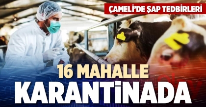 16 MAHALLE KARANTİNADA
