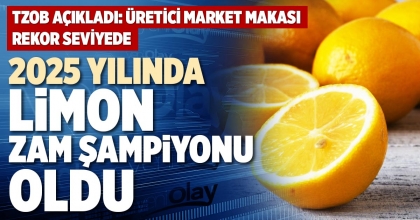 2025 YILINDA LİMON ZAM ŞAMPİYONU OLDU