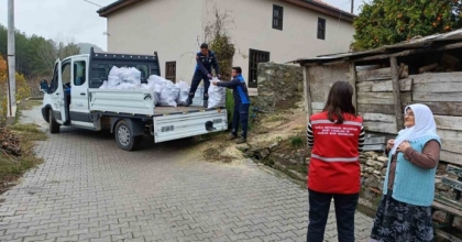 BÜYÜKŞEHİRDEN YAKACAK YARDIMI
