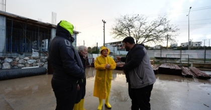 DİDİM BELEDİYESİ AŞIRI YAĞIŞ SONRASI TEYAKKUZ HALİNDE
