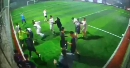 HALI SAHADA TEKME-TOKAT KAVGA KAMERAYA YANSIDI
