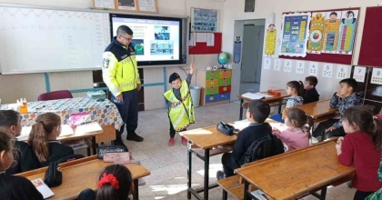 TAVŞANLI’DA ÖĞRENCİLERE TRAFİK EĞİTİMİ
