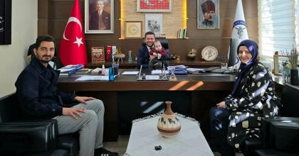  BAŞKANI TATIK, SMA HASTASI KEREM BEBEĞİ AĞIRLADI   