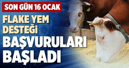 FLAKE YEM DESTEĞİ BAŞVURULARI BAŞLADI