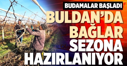 BULDAN’DA BAĞLAR SEZONA HAZIRLANIYOR