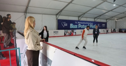 BUZ PİSTİ HİZMETE AÇILDI