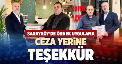 CEZA YERİNE TEŞEKKÜR