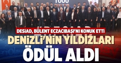 DENİZLİ'NİN YILDIZLARI ÖDÜL ALDI