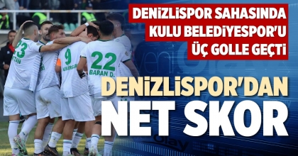 DENİZLİSPOR'DAN NET SKOR