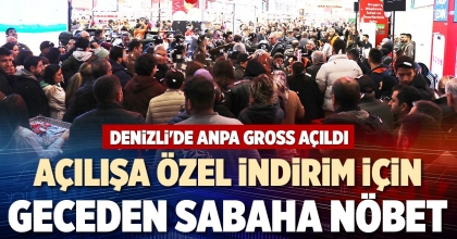 AÇILIŞA ÖZEL İNDİRİM İÇİN GECEDEN SABAHA NÖBET