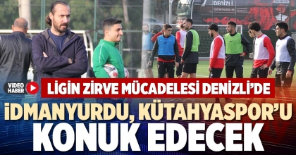 İDMANYURDU, KÜTAHYASPOR’U KONUK EDECEK