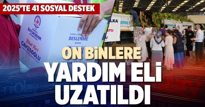 ON BİNLERE YARDIM ELİ UZATILDI