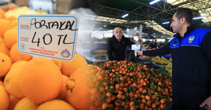 PAMUKKALE’DE PAZARLARDA STANDART FİYAT ETİKETİ DÖNEMİ