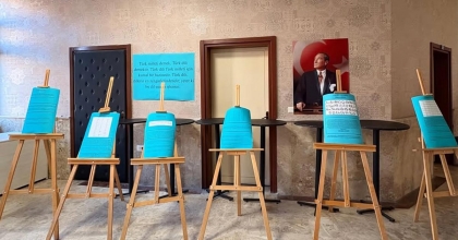 PAÜ’DE TÜRK ALFABELERİ SERGİSİ