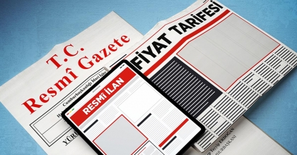 RESMÎ İLAN FİYAT TARİFESİ ONAYLANDI